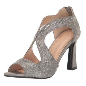 Adrienne Vittadini Women's Size 8.5M Silver Golly Stiletto Heels Pump NWOB